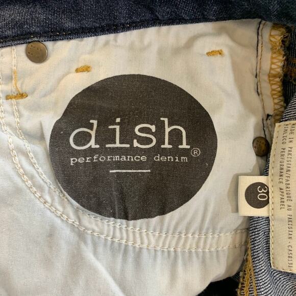 Dish Jeans Womens 30 Performance Denim Straight And Narrow Mid Rise 5 Pocket - Picture 10 of 12